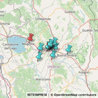 Mappa Via Campo Battaglia, 06121 Perugia PG, Italia (5.51923)