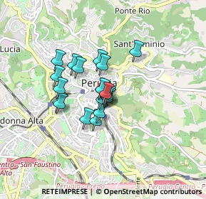 Mappa Via Sant'Ercolano, 06121 Perugia PG, Italia (0.557)