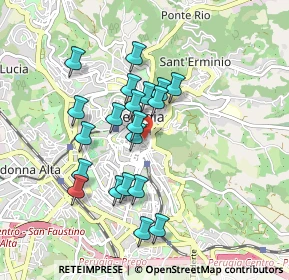 Mappa Via Sant'Ercolano, 06121 Perugia PG, Italia (0.8135)