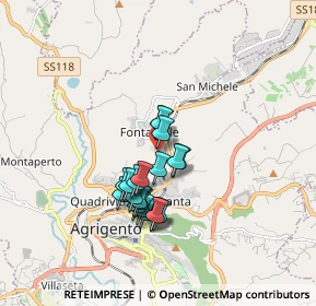 Mappa Via Barone Francesco Celsa, 92100 Agrigento AG, Italia (1.517)