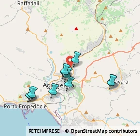 Mappa Via Barone Francesco Celsa, 92100 Agrigento AG, Italia (4.07273)