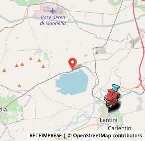 Mappa SS 385, 96016 Lentini SR, Italia (6.4815)