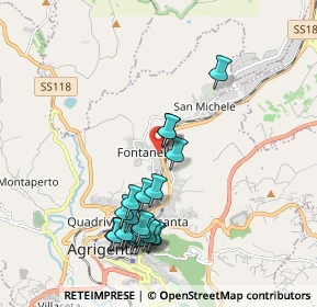 Mappa Via Mariano Rossi, 92100 Agrigento AG, Italia (2.2375)
