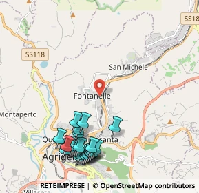 Mappa Via Mariano Rossi, 92100 Agrigento AG, Italia (2.798)