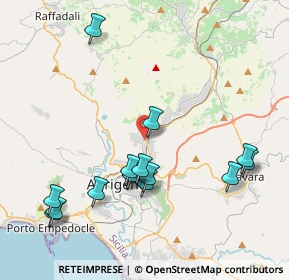 Mappa Via Mariano Rossi, 92100 Agrigento AG, Italia (4.864)