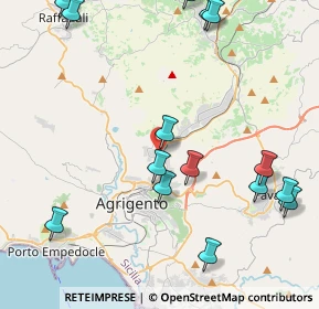 Mappa Via Mariano Rossi, 92100 Agrigento AG, Italia (5.918)