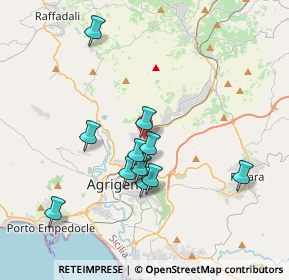 Mappa Via Mariano Rossi, 92100 Agrigento AG, Italia (3.75182)