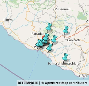 Mappa Via Mariano Rossi, 92100 Agrigento AG, Italia (7.21333)