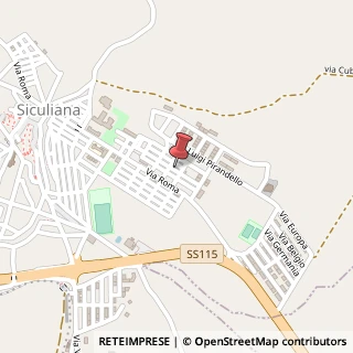 Mappa Via Ugo la Malfa, 39, 92010 Siculiana, Agrigento (Sicilia)