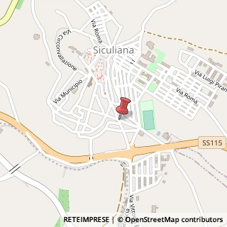 Mappa Via mazzini giuseppe 201, 92100 Siculiana, Agrigento (Sicilia)
