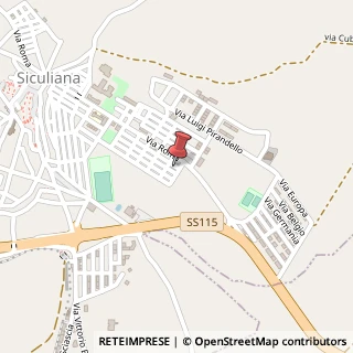 Mappa Via Butticè Leonardo, 92010 Siculiana AG, Italia, 92010 Siculiana, Agrigento (Sicilia)