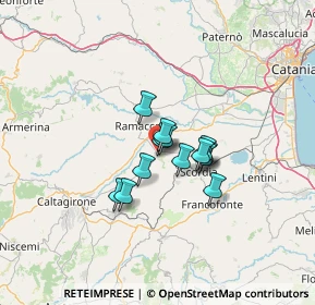 Mappa Via Cimarosa, 95046 Palagonia CT, Italia (8.94769)