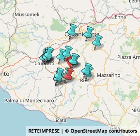 Mappa Via Francesco Russo, 93019 Sommatino CL, Italia (10.19)