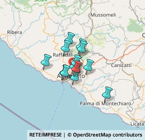 Mappa Via Renato Candida, 92100 Agrigento AG, Italia (8.11769)