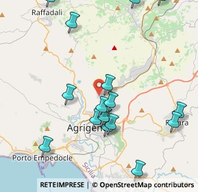 Mappa Via Renato Candida, 92100 Agrigento AG, Italia (5.22188)