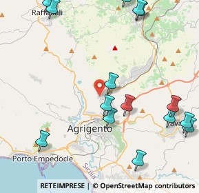 Mappa Via Renato Candida, 92100 Agrigento AG, Italia (6.15)