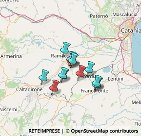 Mappa Via Pietro Micca, 95046 Palagonia CT, Italia (9.73)