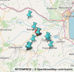 Mappa Via Pietro Micca, 95046 Palagonia CT, Italia (10.50846)