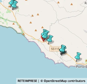 Mappa Via Vittorio Emanuele, 92010 Siculiana AG, Italia (4.61667)