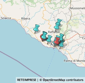 Mappa Via Vittorio Emanuele, 92010 Siculiana AG, Italia (9.34154)
