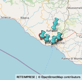 Mappa Via Vittorio Emanuele, 92010 Siculiana AG, Italia (9.63083)