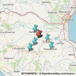 Mappa Via Fermi Enrico, 95046 Palagonia CT, Italia (7.63667)