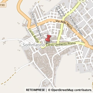 Mappa Corso Umberto I, 79, 93019 Sommatino, Caltanissetta (Sicilia)