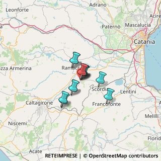 Mappa Via Agostino de Pretis, 95046 Palagonia CT, Italia (7.63583)