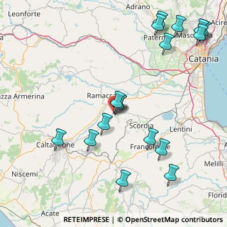 Mappa Via Agostino de Pretis, 95046 Palagonia CT, Italia (22.42353)