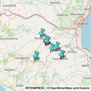 Mappa Via Angelo Musco, 95046 Palagonia CT, Italia (9.24083)