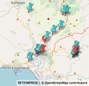 Mappa Via Ezio D'Errico, 92100 Agrigento AG, Italia (4.725)