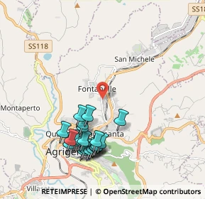 Mappa Via Ezio D'Errico, 92100 Agrigento AG, Italia (2.361)