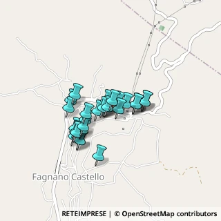 Mappa Via Antonio Gramsci, 87013 Fagnano Castello CS, Italia (0.31379)