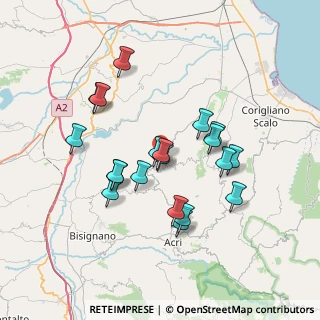 Mappa Contrada Conicella, 87069 San Demetrio Corone CS, Italia (7.0095)