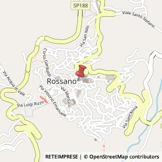 Mappa Via Duomo, 48, 87067 Rossano, Cosenza (Calabria)