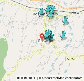 Mappa Via Seconda Acqua di Vale, 87067 Rossano CS, Italia (1.49357)