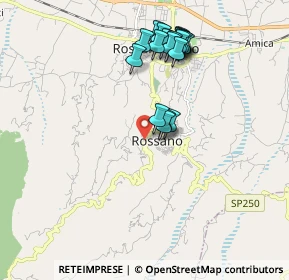 Mappa Via Seconda Acqua di Vale, 87067 Rossano CS, Italia (2.024)