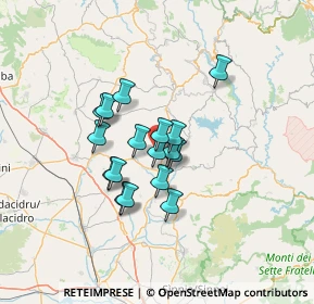 Mappa Via Umberto Daga, 09040 Selegas CA, Italia (10.42412)