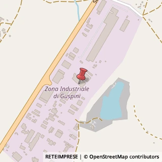 Mappa Zona Industriale Guspini, 126, 09036 Guspini, Medio Campidano (Sardegna)