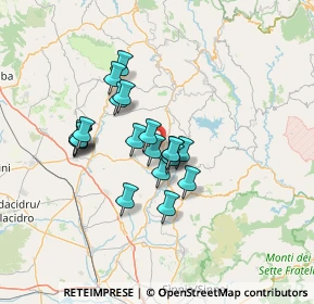 Mappa Via Meucci, 09040 Selegas CA, Italia (11.5485)