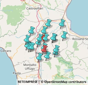 Mappa 87010 Cosenza CS, Italia (10.75)