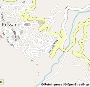 Mappa Via San Nicola Vallone, 87067 Rossano CS, Italia (0.2375)