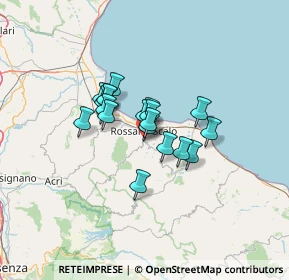 Mappa Via S. Nilo, 87067 Rossano CS, Italia (9.18474)