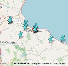 Mappa Via S. Nilo, 87067 Rossano CS, Italia (12.87857)