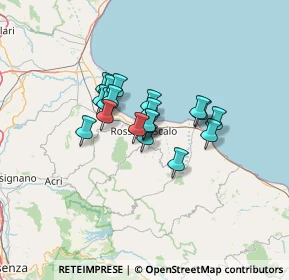 Mappa Via S. Nilo, 87067 Rossano CS, Italia (9.28105)