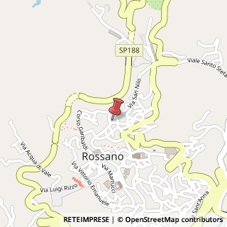 Mappa Via S. Bartolomeo, 87067 Rossano CS, Italia, 87067 Rossano, Cosenza (Calabria)
