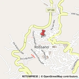 Mappa Via San Bartolomeo, 89, 87067 Rossano, Cosenza (Calabria)