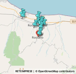 Mappa Via Vallone del Grano, 87067 Rossano CS, Italia (2.65692)