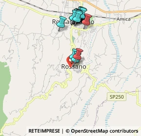 Mappa Via Giuseppe Rizzo, 87067 Rossano CS, Italia (2.21471)