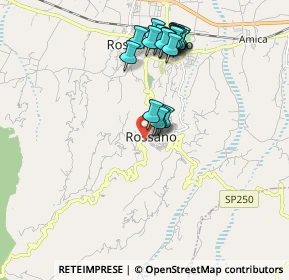 Mappa Via Giuseppe Rizzo, 87067 Rossano CS, Italia (2.0545)